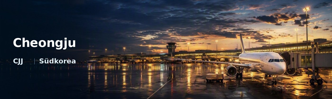Cheongju Flughafen-Titelbild mit IATA-Code