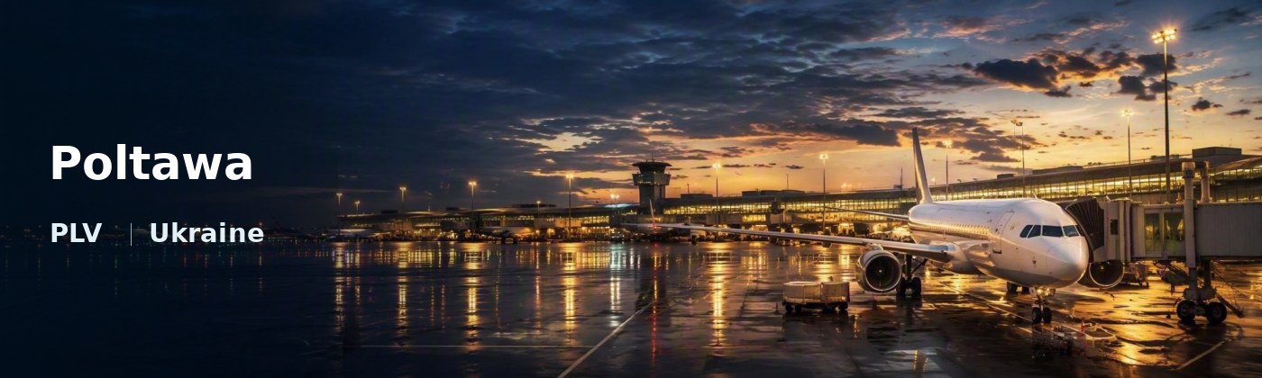 Poltawa Flughafen-Titelbild mit IATA-Code