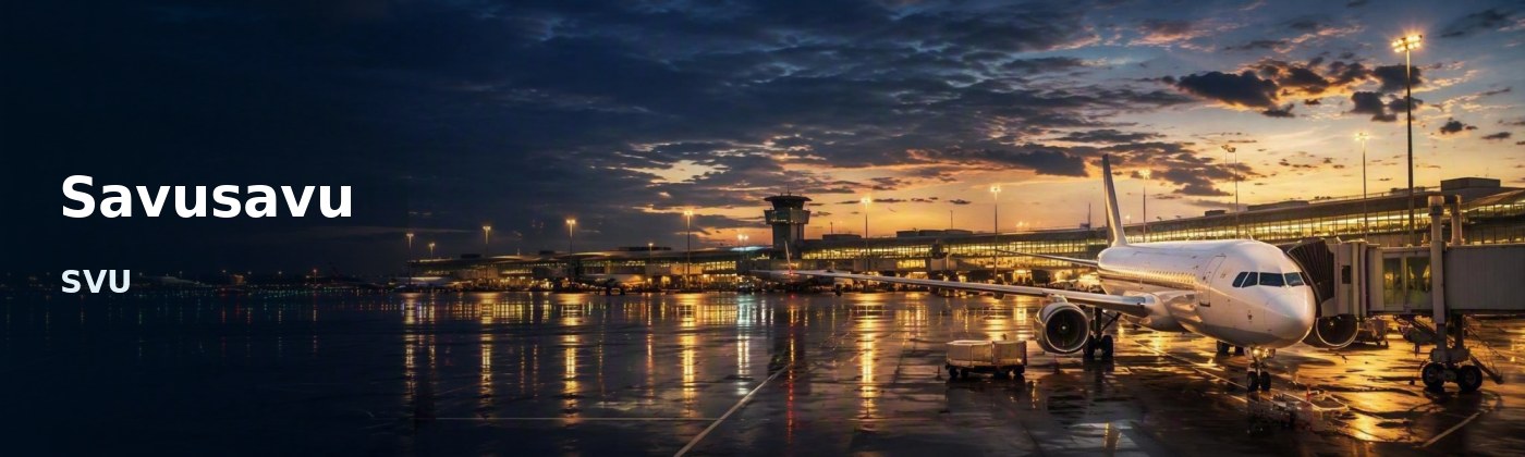 Savusavu Flughafen-Titelbild mit IATA-Code