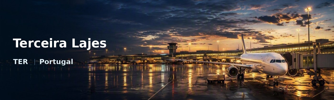 Terceira Lajes Flughafen-Titelbild mit IATA-Code