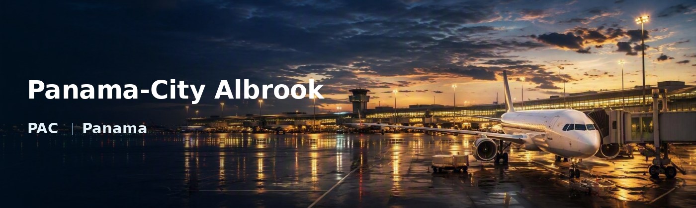 Panama-City Albrook Flughafen-Titelbild mit IATA-Code