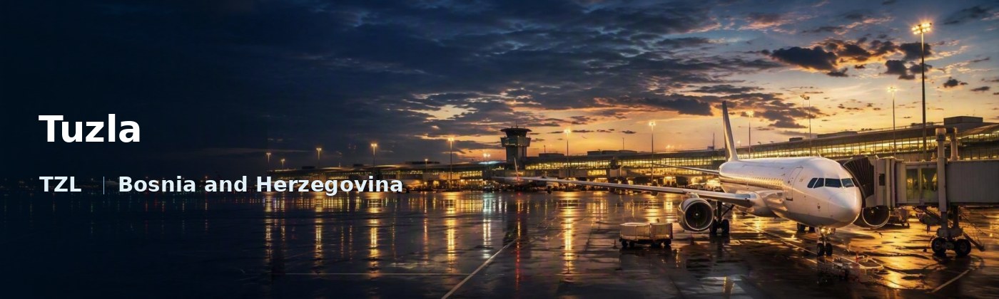 Tuzla Flughafen-Titelbild mit IATA-Code