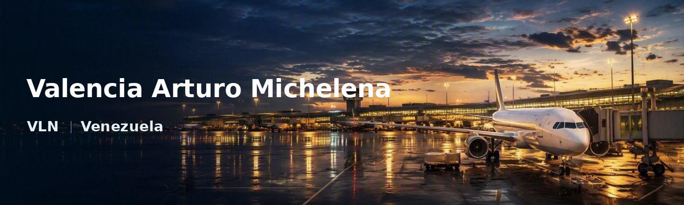 Valencia Arturo Michelena Flughafen-Titelbild mit IATA-Code