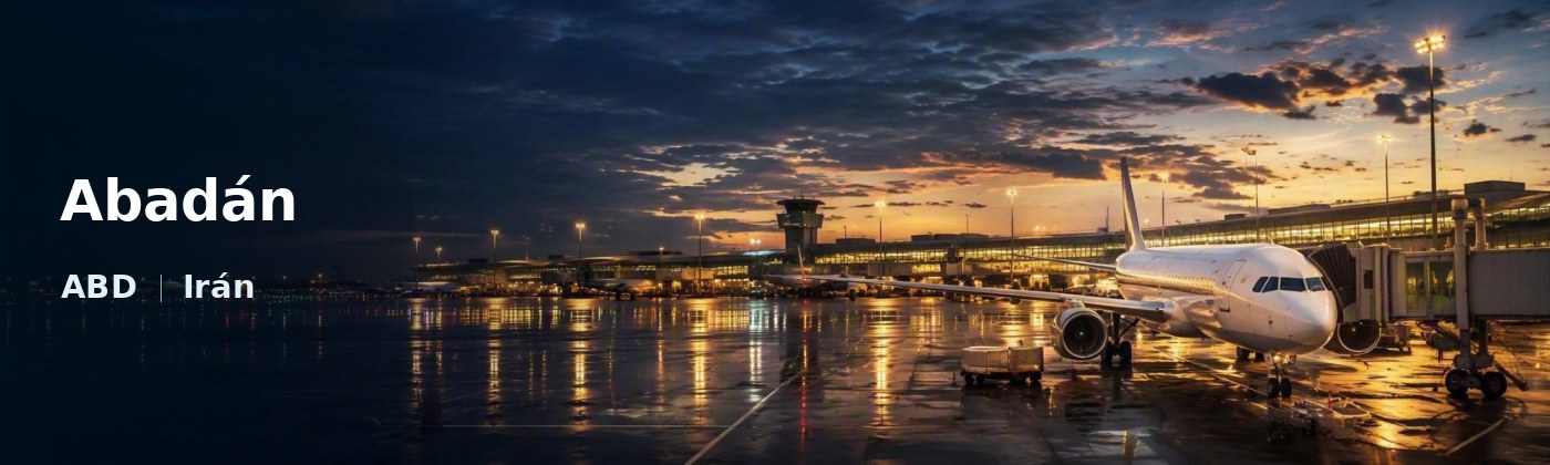 Abadán Flughafen-Titelbild mit IATA-Code