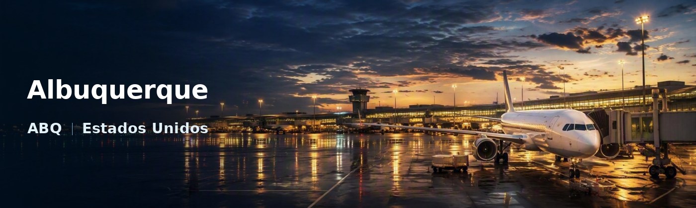 Albuquerque Flughafen-Titelbild mit IATA-Code