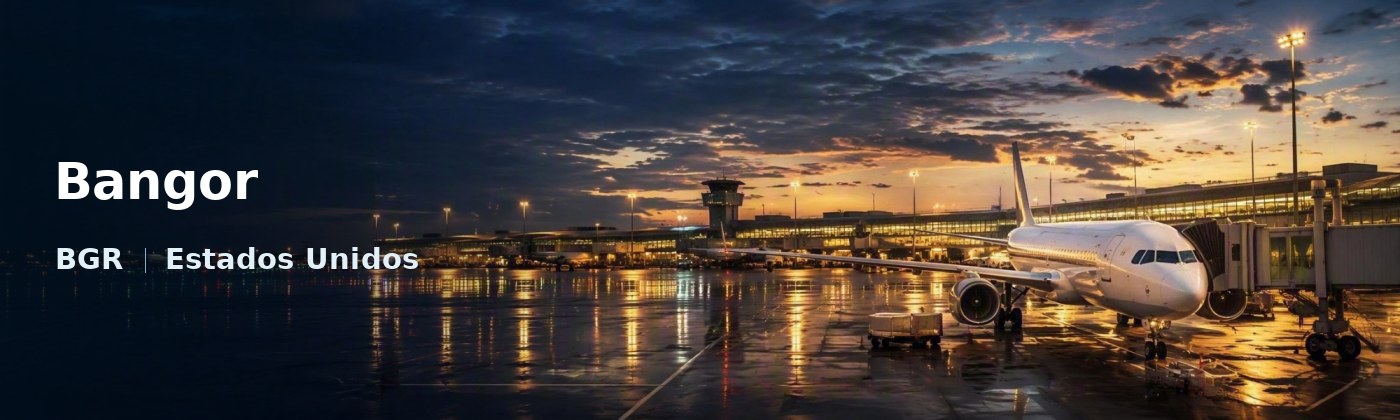 Bangor Flughafen-Titelbild mit IATA-Code