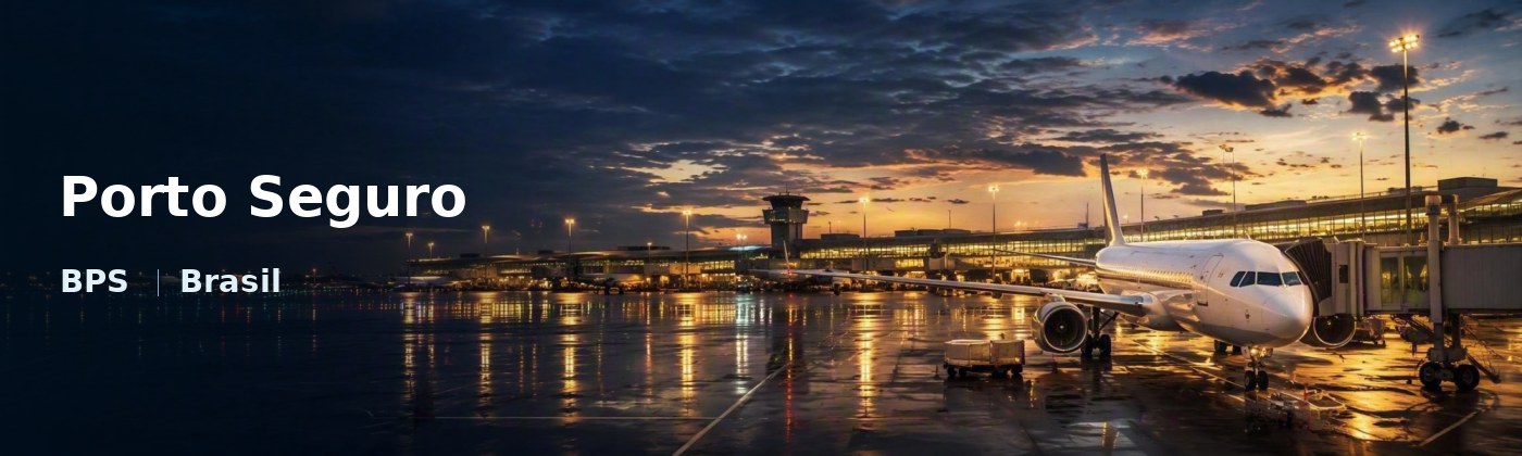 Porto Seguro Flughafen-Titelbild mit IATA-Code