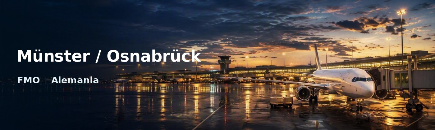 Münster / Osnabrück Flughafen-Titelbild mit IATA-Code