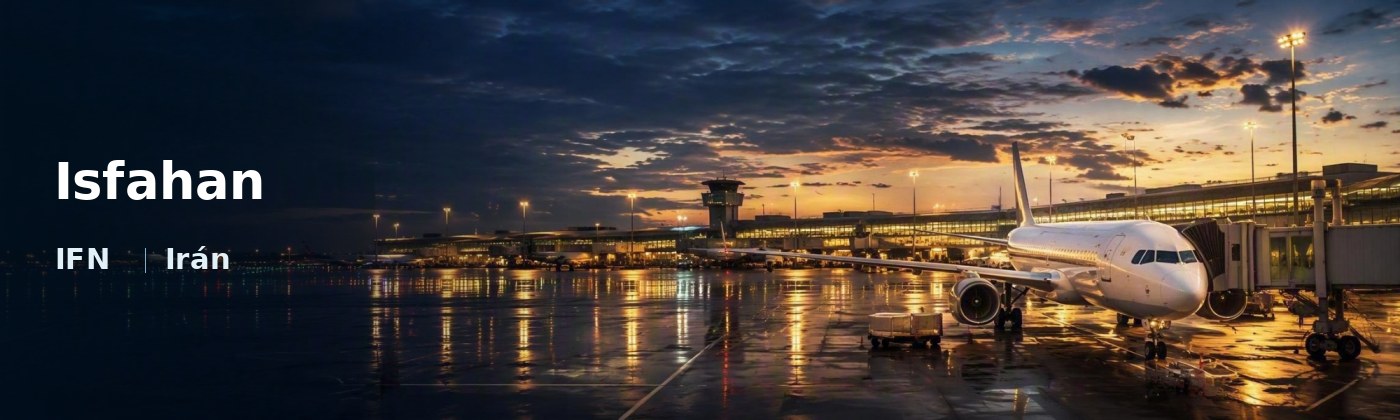 Isfahan Flughafen-Titelbild mit IATA-Code