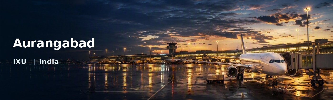 Aurangabad Flughafen-Titelbild mit IATA-Code