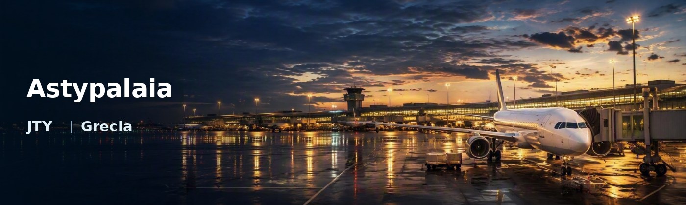 Astypalaia Flughafen-Titelbild mit IATA-Code