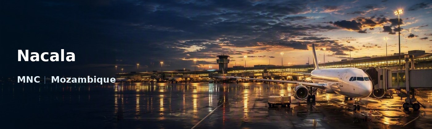 Nacala Flughafen-Titelbild mit IATA-Code