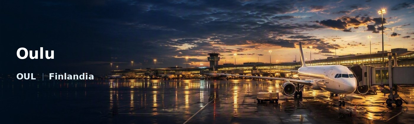 Oulu Flughafen-Titelbild mit IATA-Code