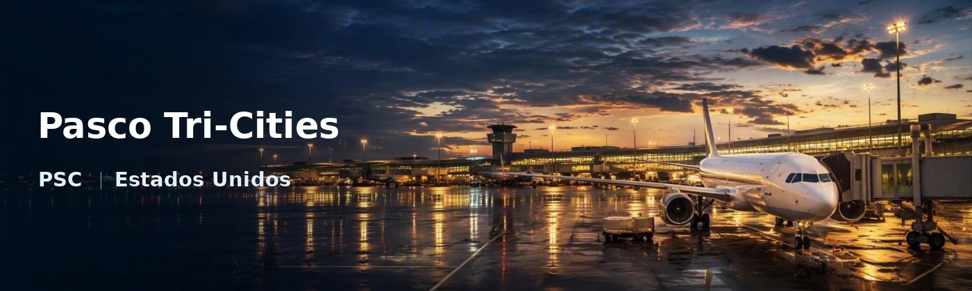 Pasco Tri-Cities Flughafen-Titelbild mit IATA-Code