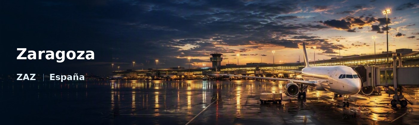Zaragoza Flughafen-Titelbild mit IATA-Code