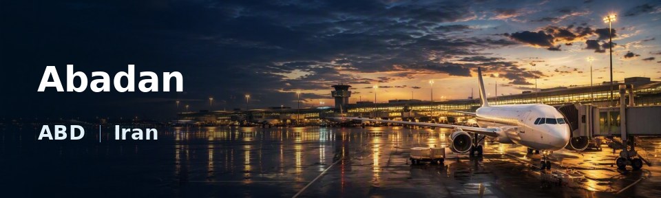 Abadan Flughafen-Titelbild mit IATA-Code