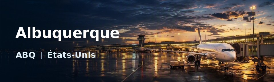 Albuquerque Flughafen-Titelbild mit IATA-Code