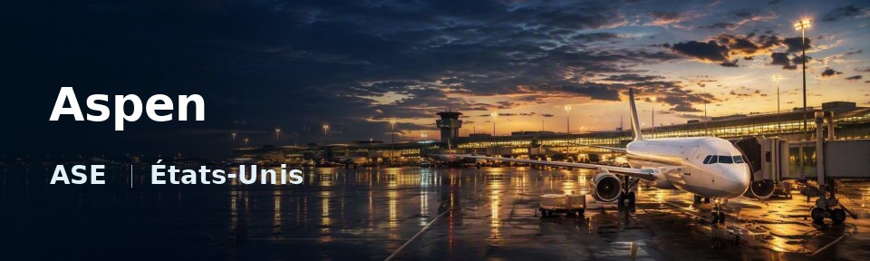 Aspen Flughafen-Titelbild mit IATA-Code