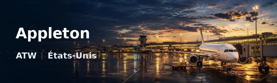Appleton Flughafen-Titelbild mit IATA-Code