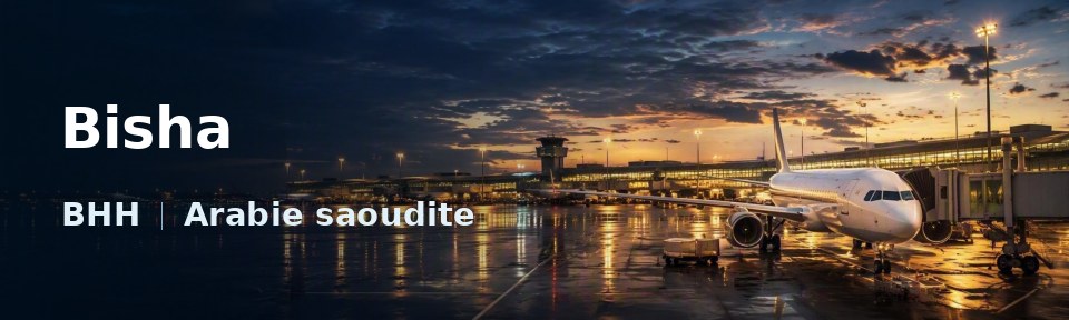 Bisha Flughafen-Titelbild mit IATA-Code