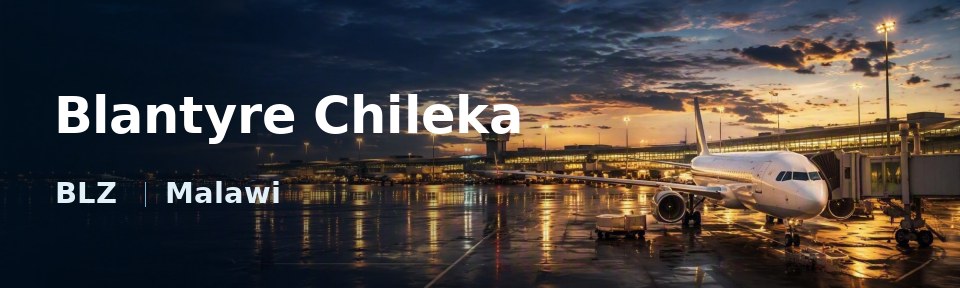Blantyre Chileka Flughafen-Titelbild mit IATA-Code