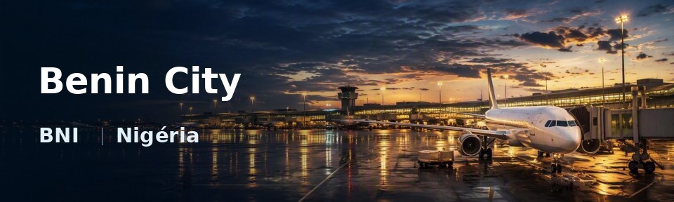 Benin City Flughafen-Titelbild mit IATA-Code