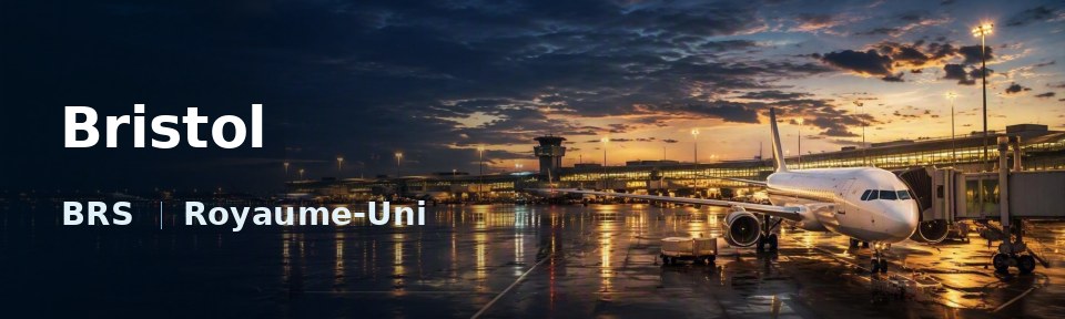Bristol Flughafen-Titelbild mit IATA-Code