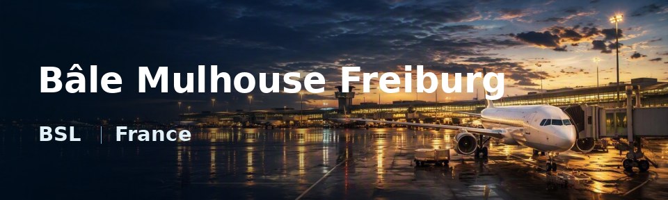 Bâle Mulhouse Freiburg Flughafen-Titelbild mit IATA-Code