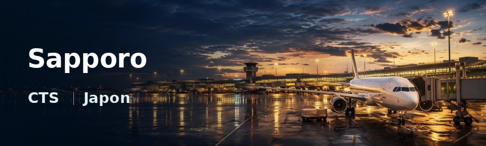 Sapporo Flughafen-Titelbild mit IATA-Code