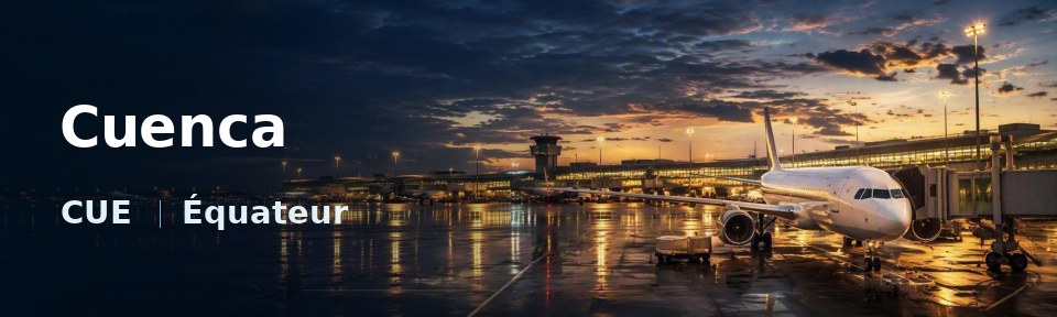 Cuenca Flughafen-Titelbild mit IATA-Code