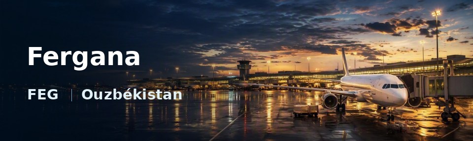 Fergana Flughafen-Titelbild mit IATA-Code