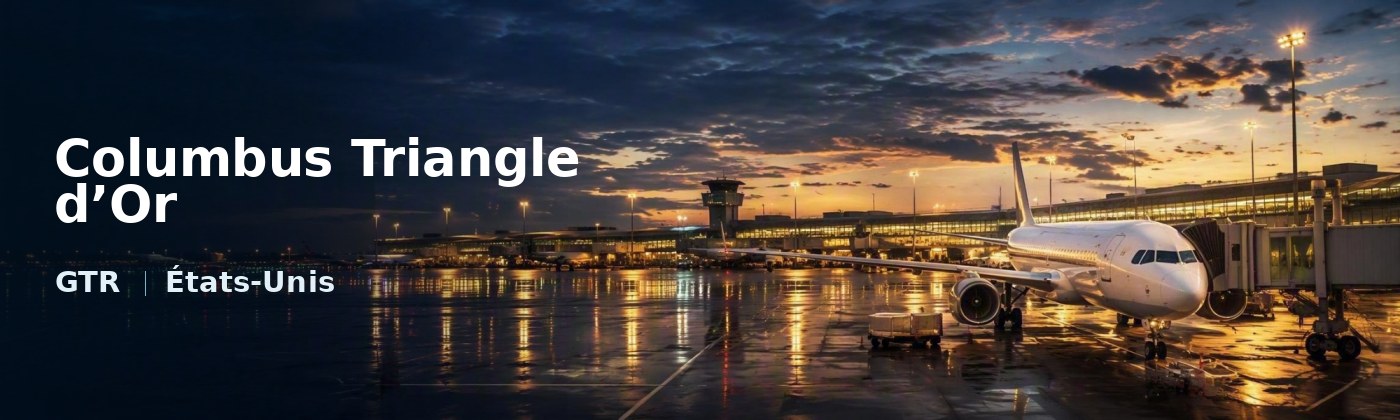 Columbus Triangle d&rsquo;Or Flughafen-Titelbild mit IATA-Code