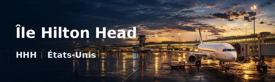 Île Hilton Head Flughafen-Titelbild mit IATA-Code
