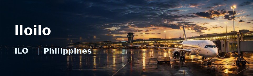 Iloilo Flughafen-Titelbild mit IATA-Code