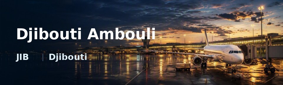 Djibouti Ambouli Flughafen-Titelbild mit IATA-Code