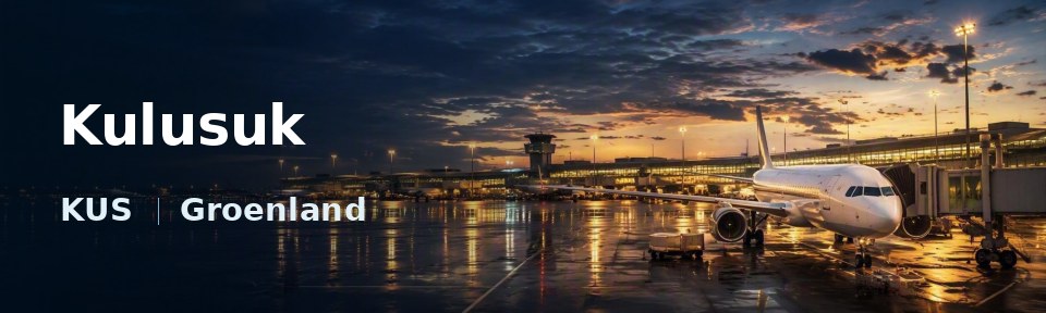 Kulusuk Flughafen-Titelbild mit IATA-Code