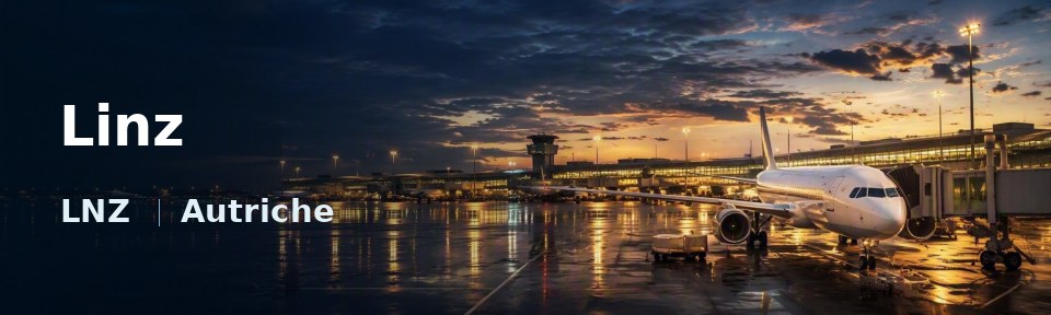 Linz Flughafen-Titelbild mit IATA-Code