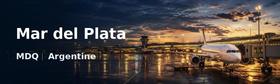 Mar del Plata Flughafen-Titelbild mit IATA-Code