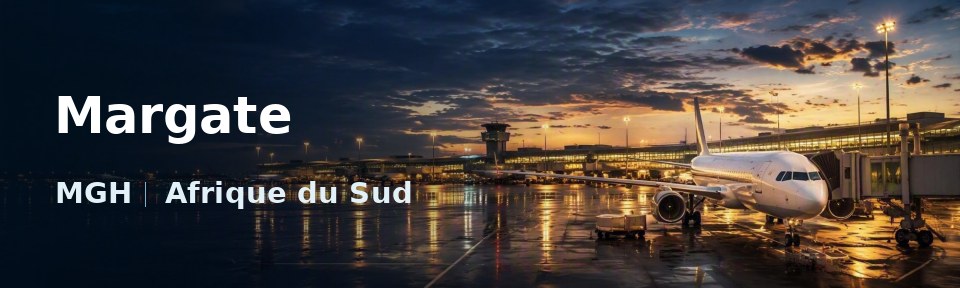 Margate Flughafen-Titelbild mit IATA-Code