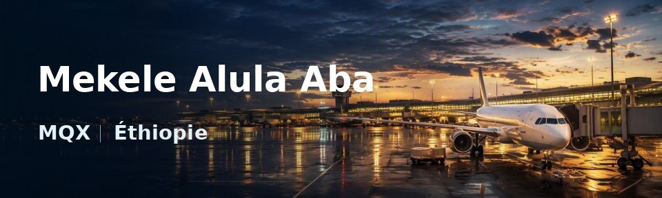 Mekele Alula Aba Flughafen-Titelbild mit IATA-Code