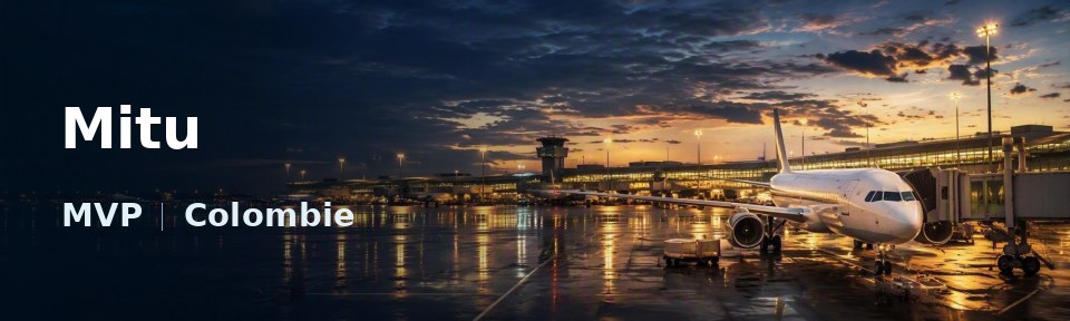 Mitu Flughafen-Titelbild mit IATA-Code