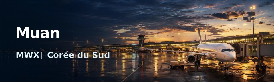 Muan Flughafen-Titelbild mit IATA-Code