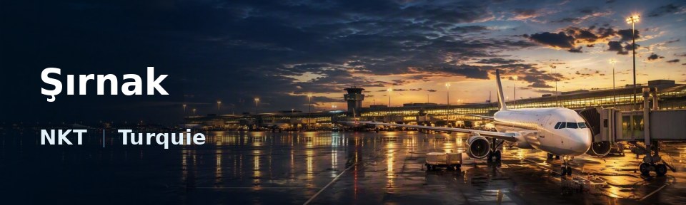 Şırnak Flughafen-Titelbild mit IATA-Code