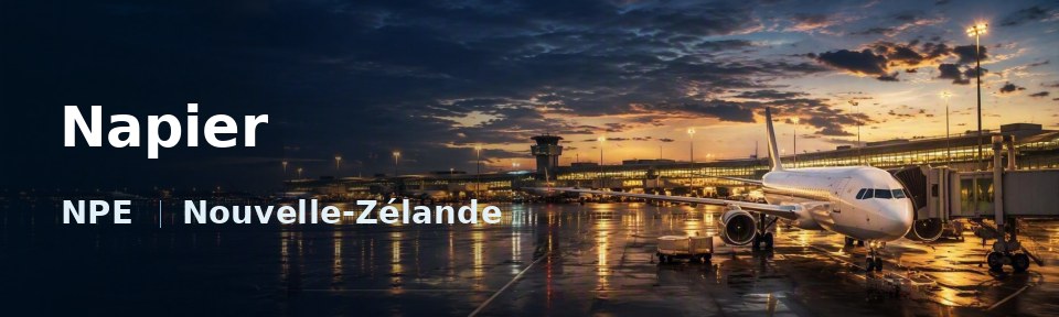 Napier Flughafen-Titelbild mit IATA-Code