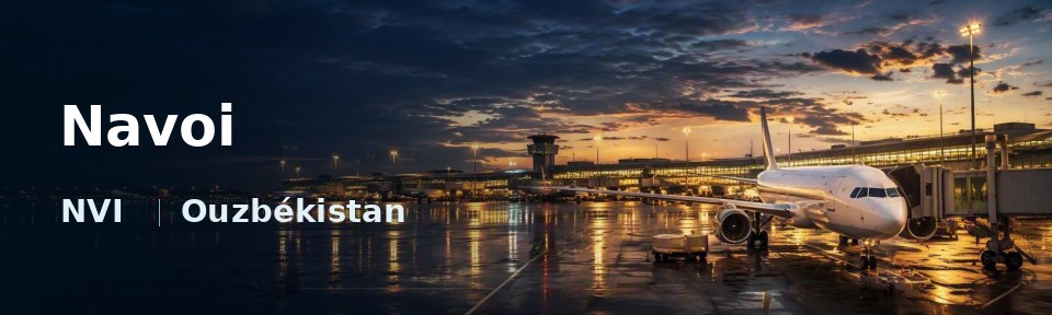 Navoi Flughafen-Titelbild mit IATA-Code