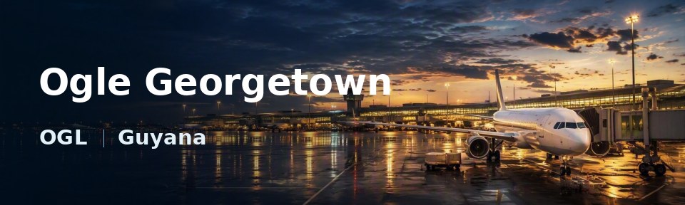 Ogle Georgetown Flughafen-Titelbild mit IATA-Code