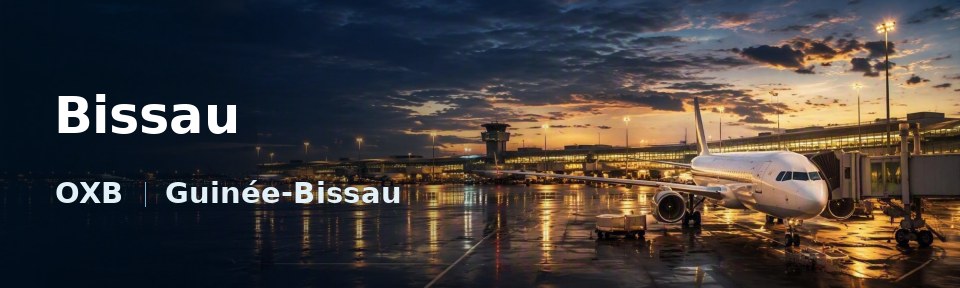 Bissau Flughafen-Titelbild mit IATA-Code
