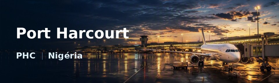 Port Harcourt Flughafen-Titelbild mit IATA-Code