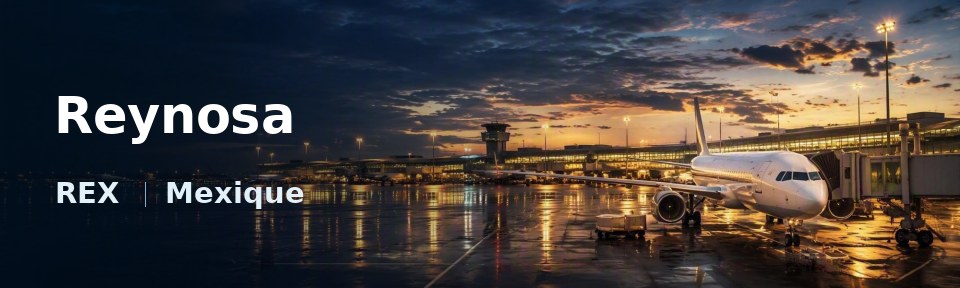 Reynosa Flughafen-Titelbild mit IATA-Code