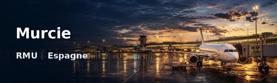 Murcie Flughafen-Titelbild mit IATA-Code
